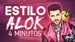 como fazer m&uacute;sica estilo ALOK em 4 MINUTOS + FLP GR&Aacute;TIS (Brazilian Bass)