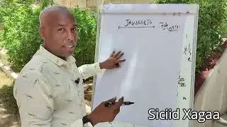 Halxidhaale Xisaab ah Iyo Jawaabtii Oo Ku Sidkan | Marka Hore Ka Shaqee |  Siciid Xagaa