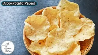 No machine Aloo Sabudana Papad | Potato Sago Papad | Batata Papad Recipe ~ The Terrace Kitchen