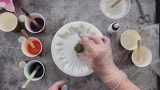 #1814 I Used A Silicone Stamp In My Resin Fairy Flower