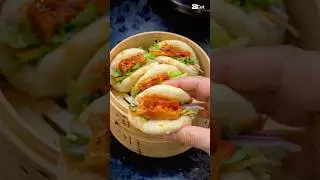 Vegan Soft Homemade steamed  Bao Buns | Fluffy Bao #food #veganfood
