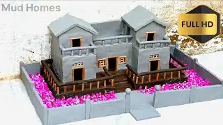 Mud House Design || Clay Videos House Making || #easyclay | | #claymodellinghouse