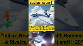 🇮🇳 India&rsquo;s ULRA Stealth Bomber &ndash; How It Compares to the B-2 Spirit & China&rsquo;s H-20 ✈️ #shorts