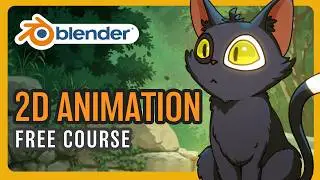 Blender 2D Animation Basics for Beginners -  Full Grease Pencil Course Trailer!
