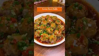 Lotus Root Balls #chinesefood #deliciousfood #chineserecipe #stirfry