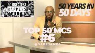 50 Years In 50 Days. Top 50 MCs Countdown #6 #50YearsIn50Days #ItsRightHere #HipHop #top50 #Day45