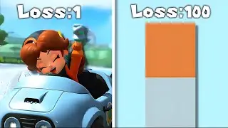 Mario kart world but every time I lose the quality gets worse