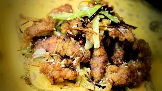 Crispy Spicy Cumin Lamb (Asian Style Cooking Recipe)