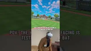 Nothing beats the feeling of breaking in a brand new bat! (Game - Gym Class) #gymclassvr  #baseball