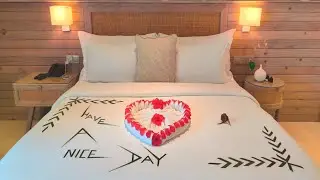 Room Decoration || Towel heart || #arlove106 #love