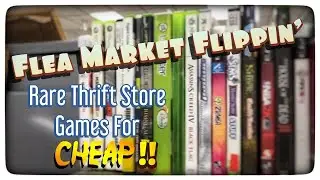 Flea Market Flippin - RARE CHEAP GAMES At The Thrift! - Live Video Game Hunting