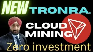 new tron cloud mining site | tronra.com |zero invest-earn trx