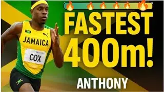 💥 Anthony Cox Wins 400m For Jamaica 🇯🇲 Incredible Speed!!