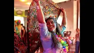 Holi celebration in Chile by Indian community , Santiago. March 2025