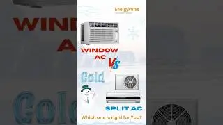 Window AC vs Split AC &ndash; Which One Should You Buy? | Power, Cost & Cooling Compared! #airconditioner