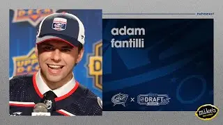 Adam Fantilli speaks on being drafted by the Columbus Blue Jackets | Media Availability (6/28/23)