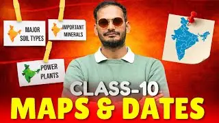 UP Board Class 10 Map Work | 100% Exam Focus