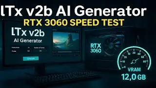 LTX Video 0.9.8 AI Generator Test with RTX 3060  12 GB VRAM &ndash; Real Speed & GPU Performance!