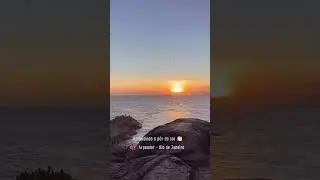 Aplaudindo o p&ocirc;r do sol 👏🏻📍 Arpoador - Rio de Janeiro #Aplausos #FimDeTarde #Natureza #Praia #Mar