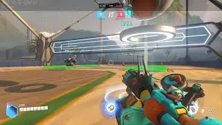 Overwatch 2 Junkrat at Winston's  Beach Volleyball