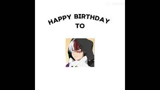 HAPPY BIRTHDAY TO OUR PEPPERMINT-CANDYCANE HAIR BOI ( ft.shoto )