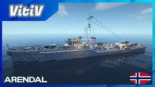 HNoMS Arendal (L03) - Hunt-class Destroyer - Minecraft