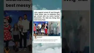 John Legend Turns 47! Gets Slimed with Chrissy Teigen & Kids at Sloomoo Institute