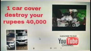 RENAULT KWID 1 car cover destroy your money 40,000  ( car cover warning ) CHAPTER - 26  hindi , urdu