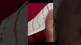Hand embroidery🧵🪡 #split back sich