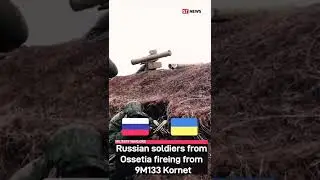 Russian Soldiers from Ossetia using 9M133 Kornet Rocket Launcher