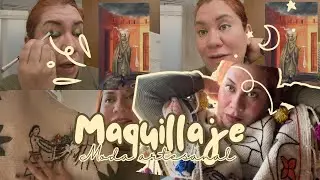 Maquillaje inspirado en pintura subrealista y moda artesanal &uacute;nica 