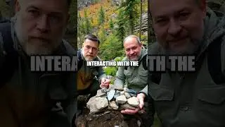 Building a Rock Cairn for Trail Marking in Survival Situations