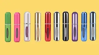 Mini Botella Atomizador de Perfume Recargable Port&aacute;til Vaporizador para Cartera Viaje 5ml