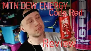 MTN Dew Energy CODE RED Flavor Taste Test & Review