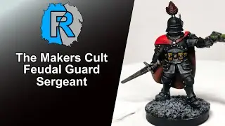 Feudal Guard - Sergeant - The Makers Cult, 3D Printed Army - Imperial Guard Proxy.