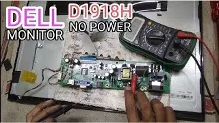 Dell !Dell monitor !Dell monitor no power !Dell monitor d1918hq no power #dell #monitor #utube