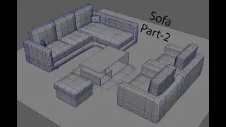Sofa | Part-2 | How to make sofa in maya | Tech Animation-41