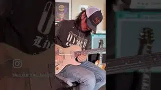 Miguel Montalban hot blues licks, guitar soloing on this B&G with Kikbuckers P90s