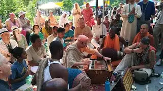 My first New York Ratha Yatra with Kadamba Kanana Swami, 2018