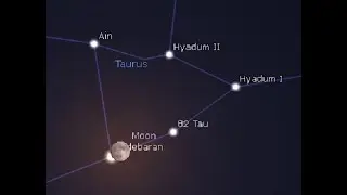 Lunar Occultation Of Star Epsilon Tauri