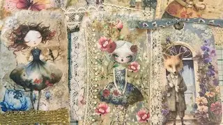 Altered Book Part 5 - Pockets and Tags #junkjournal