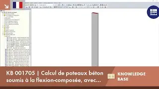 KB 001705 | Calcul de poteaux b&eacute;ton soumis &agrave; la flexion-compos&eacute;e, avec RF-CONCRETE Columns