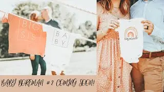 SURPRISE! PREGNANCY ANNOUNCEMENT WITH OUR RAINBOW BABY!! | Baby #2