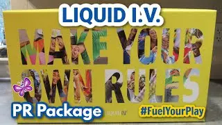 LIQUID I.V. Hydration Multiplier PR Package Unboxing!  Discount Code in description! @liquidiv