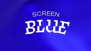 Calming Blue, White & Violet Liquid Gradient &ndash; Ambient LED Mood Light Background