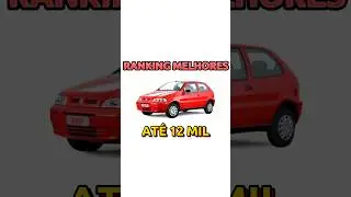 RANKING MELHORES AT&Eacute; 12 MIL #gol #palio #celta #corsa #uno