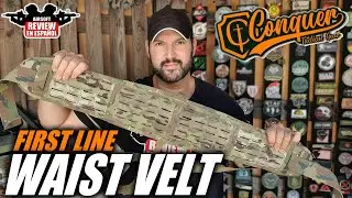 Ceñidor FIRST LINE Laser Cut Waist Belt de Conquer Tactical 🛡️ | Airsoft Review en Español