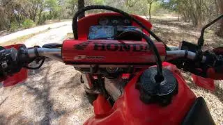 2 Honda XR650L Dual-Sports, Three Lakes WMA Park on 2 Honda XR650L Dual-Sports Part 7