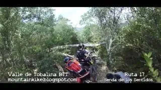 VALLE DE TOBALINA BTT RUTA 17 V4  QUINTANA TOBERA RANERA VILLANUEVA SENDA LOS SENTIDOS CILLAPERLATA