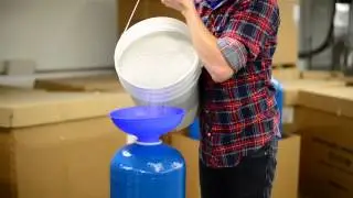 How To Load Media Into a Water Filter or Softener